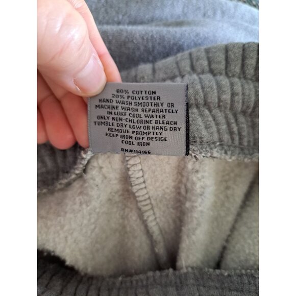 Indiana University Hoosiers Gray Sweatpants Embroidered IU Drawstring Mens XL - Picture 10 of 10